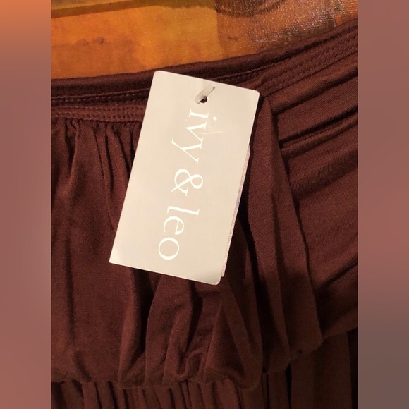 VENTTI Brown Strapless Bandeau Style Sundress NWT - Picture 6 of 7